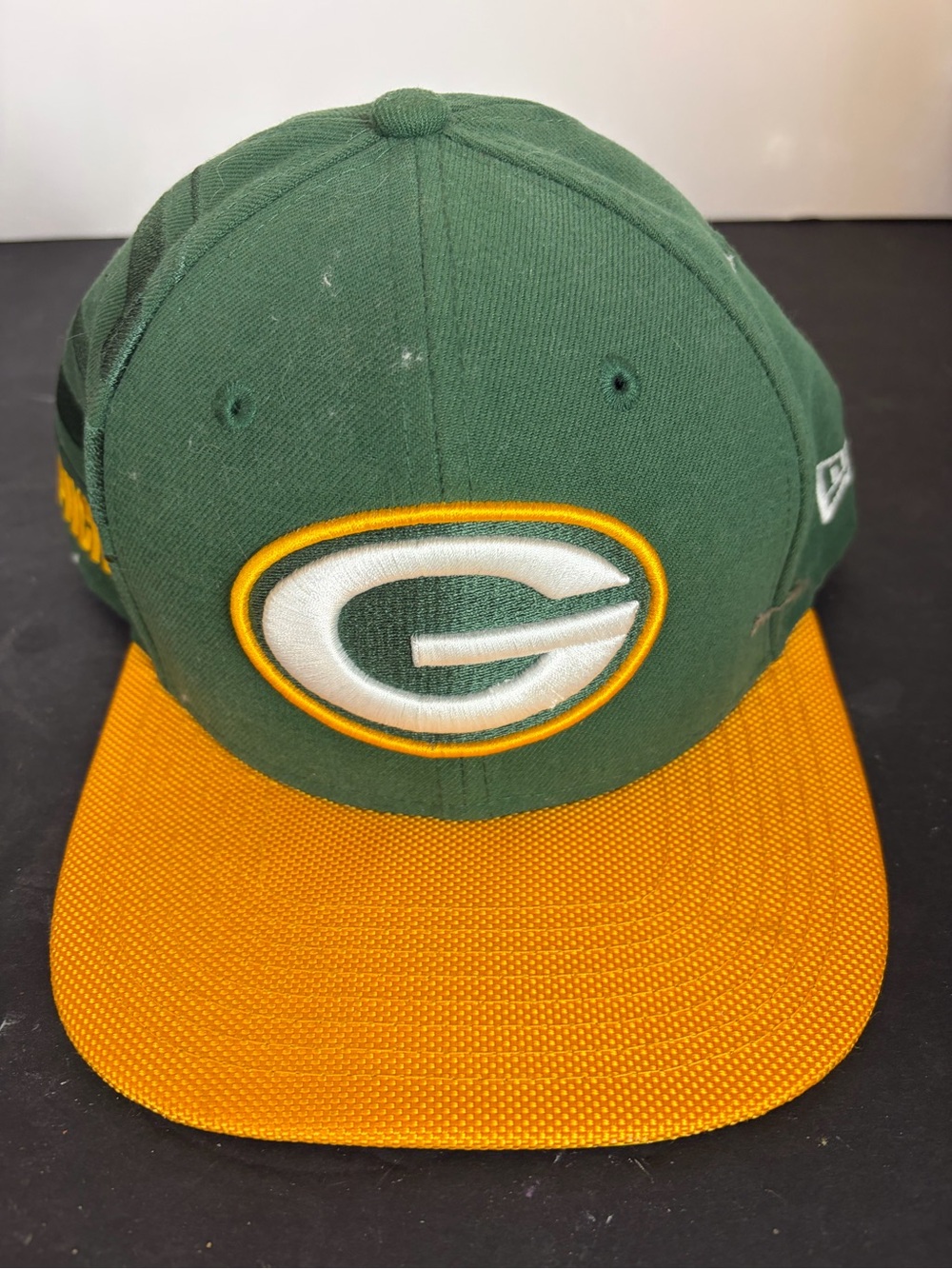 New Era Green Bay Packers Two-Tone Snapback Hat - Green & Gold